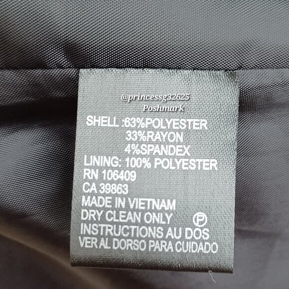 ๐ณ ๐ ๐ง ๐ ๐ฑ ๐จ ASL Two-Button Black Blazer Business Skirt Suit (2 Pcs Set) - Picture 11 of 16